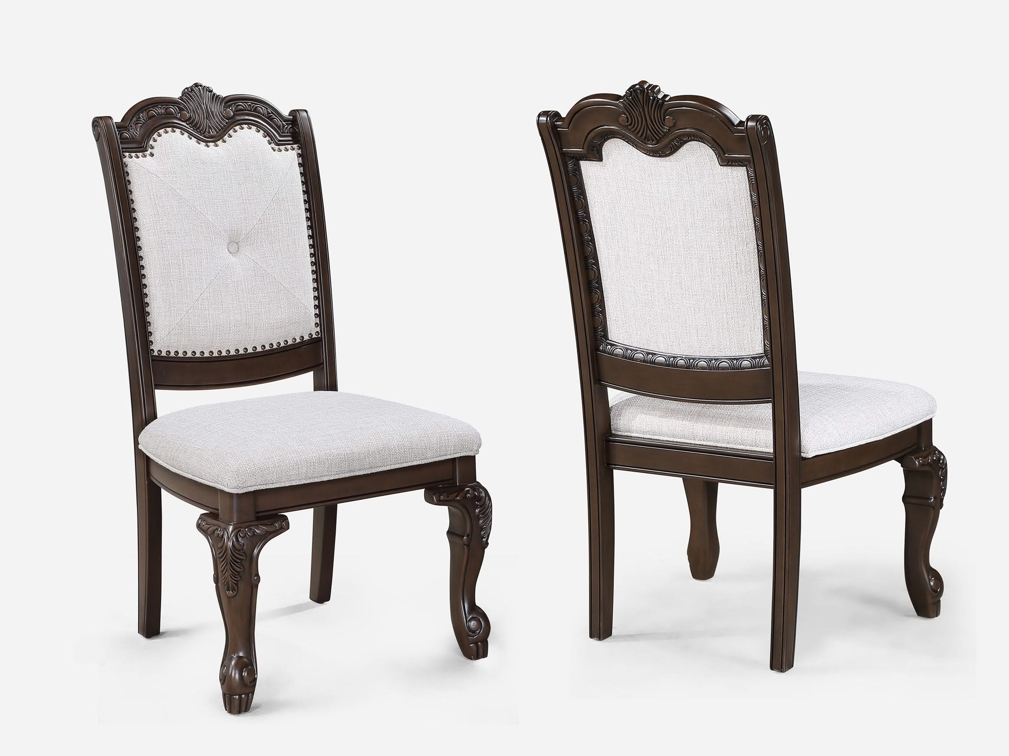 Kiera - Side Chair (Set of 2) - Cherry Brown