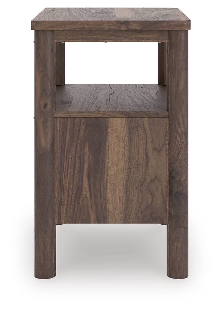 Pamytta - One Drawer Night Stand - Brown
