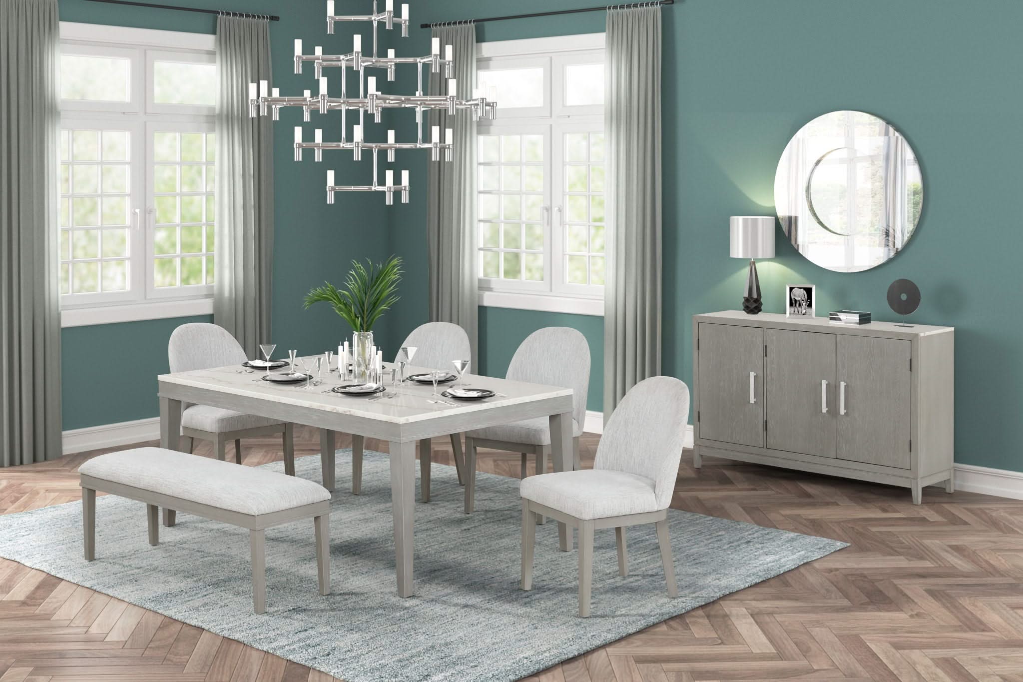 Essence - Dining Bench With Natural Cushion