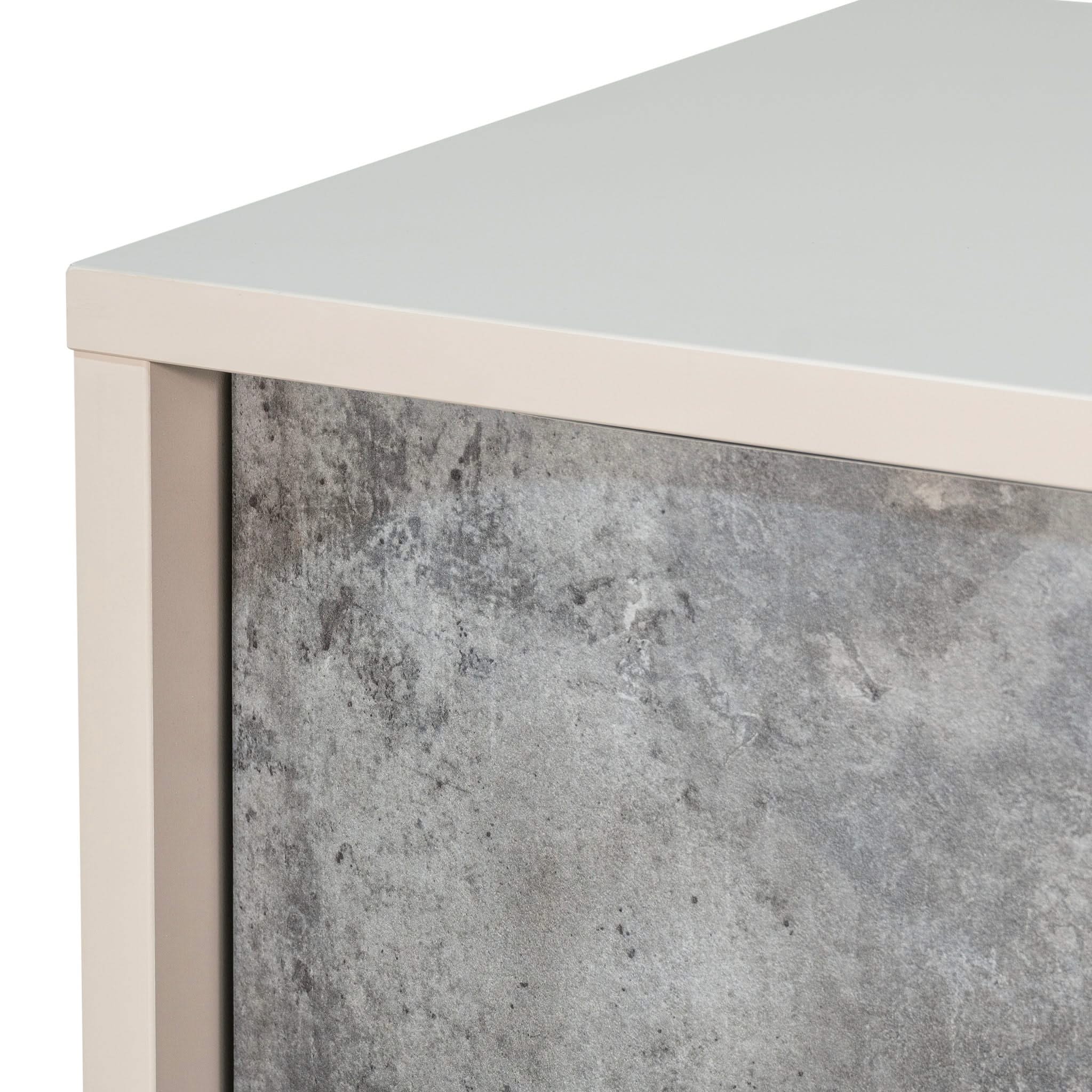 Pavira - 5-Drawer Chest - Stone