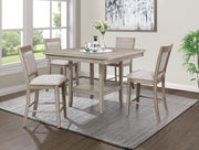 Fulton - 5 Piece Dining Room Set - White Oak