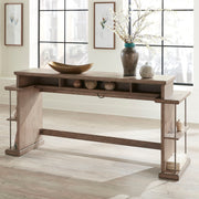 City Scape - Console Bar Table - Burnished Beige