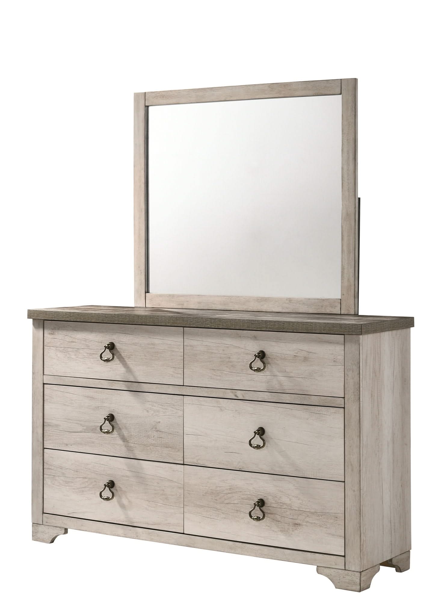 Patterson - King 5 Piece Bedroom Set - Beige