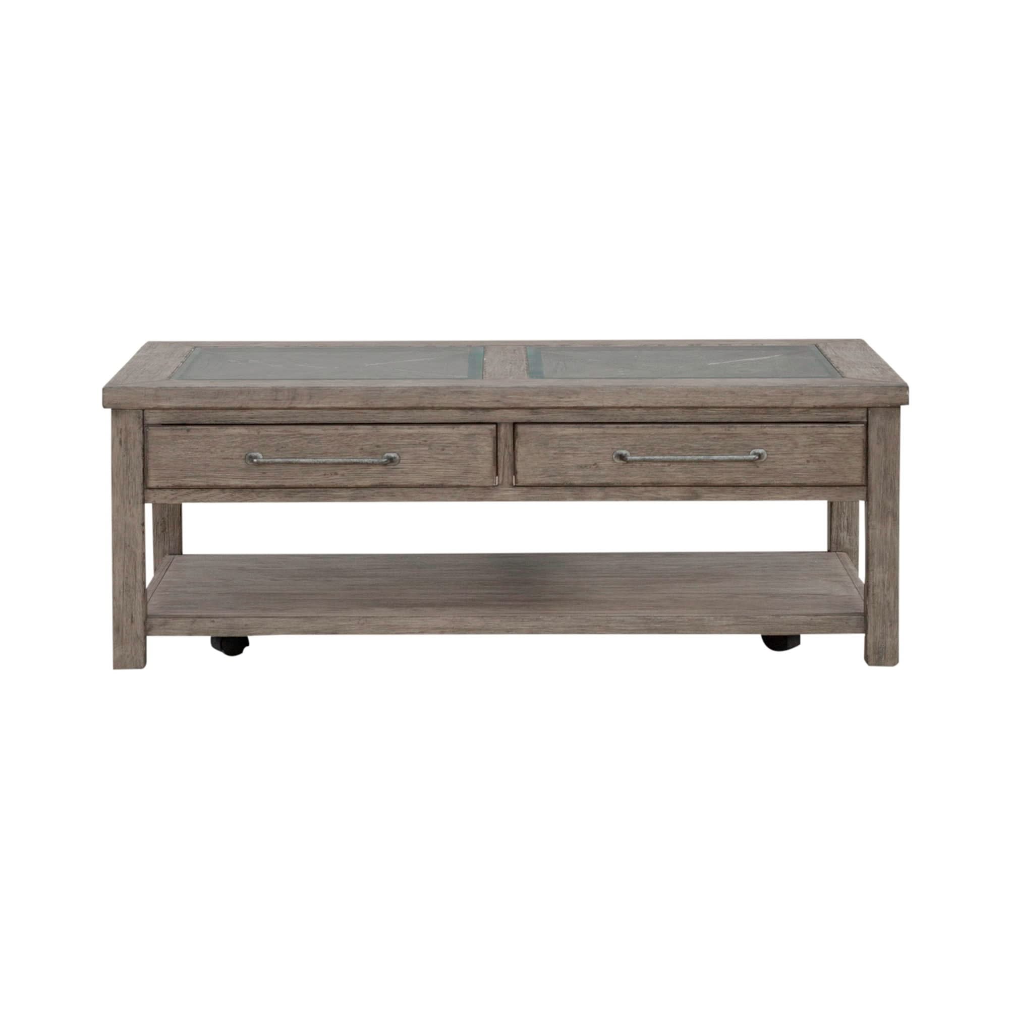 Skyview Lodge - Cocktail Table - Cobblestone