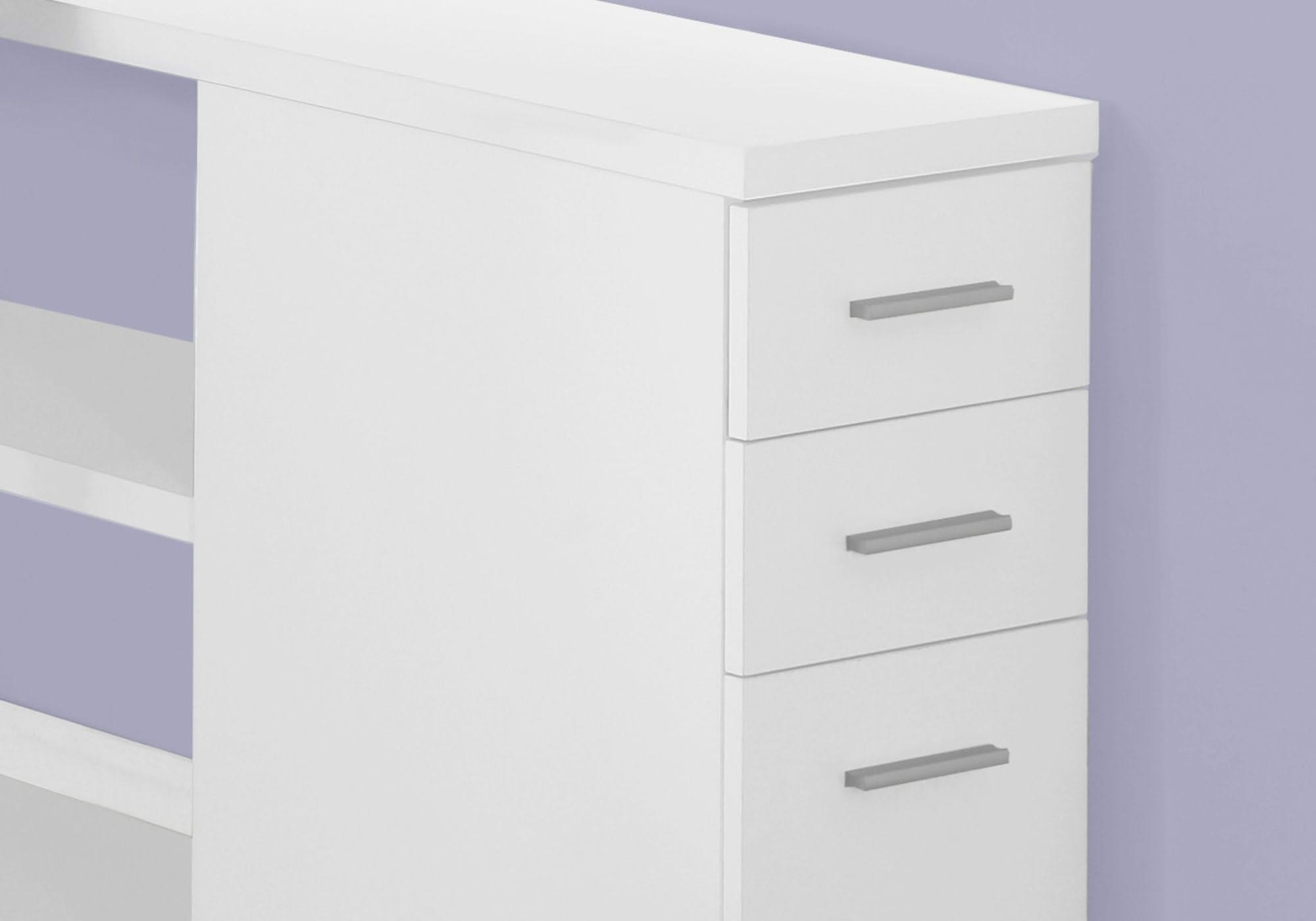 Computer Desk, Home Office, Corner, Left, Right Set - Up, Storage Drawers, L Shape, Laptop, And Contemporary & Modern