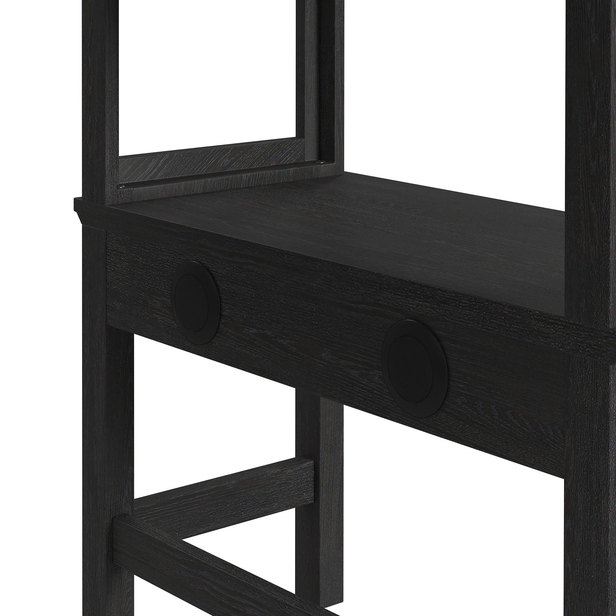 Hampton Kids - Loft Bed With Ladder And Desk With Speaker