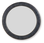 Corinsworth - Accent Mirror - Charcoal / Brass Finish