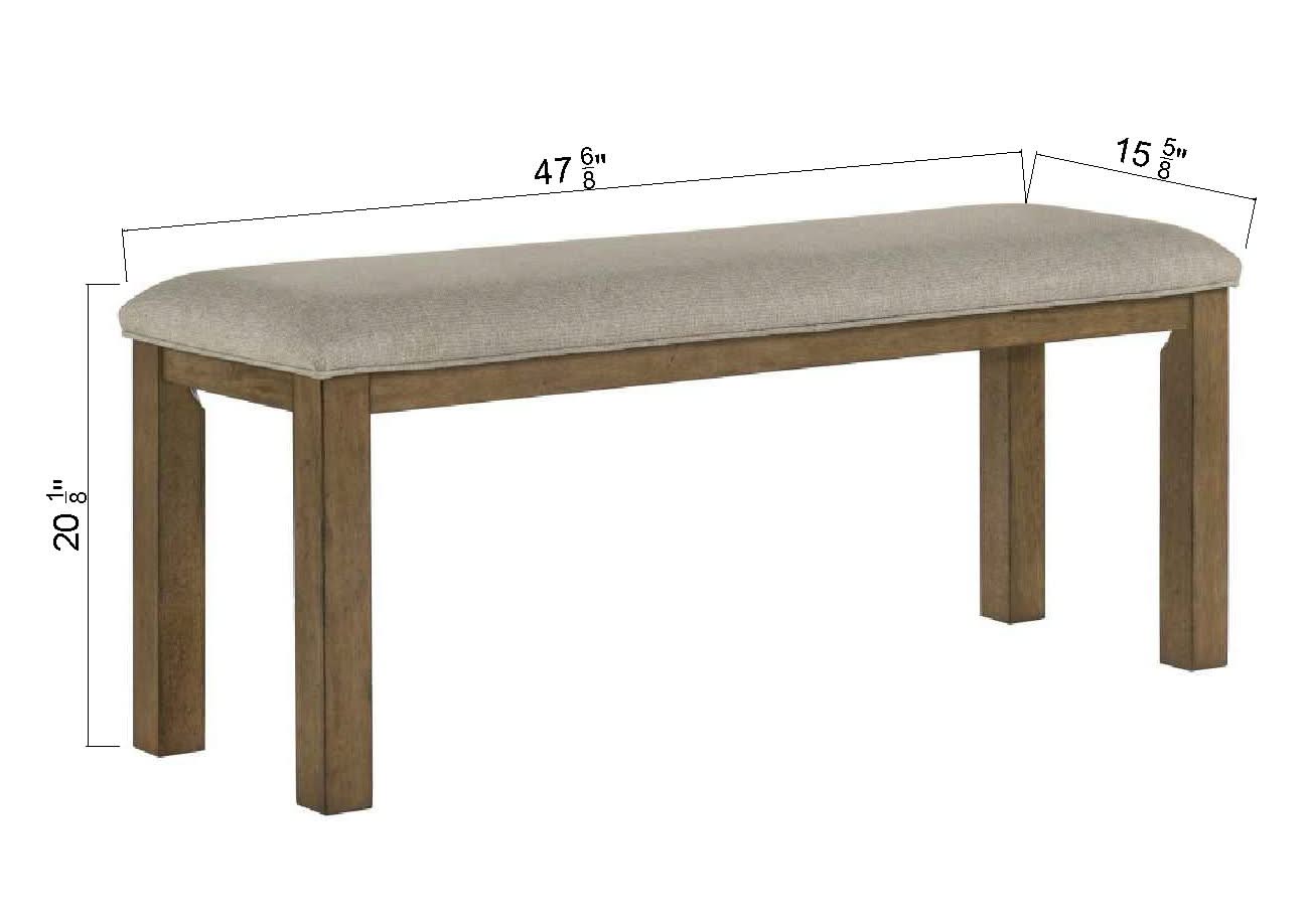 Cockrell - Bench - Light Brown / Beige