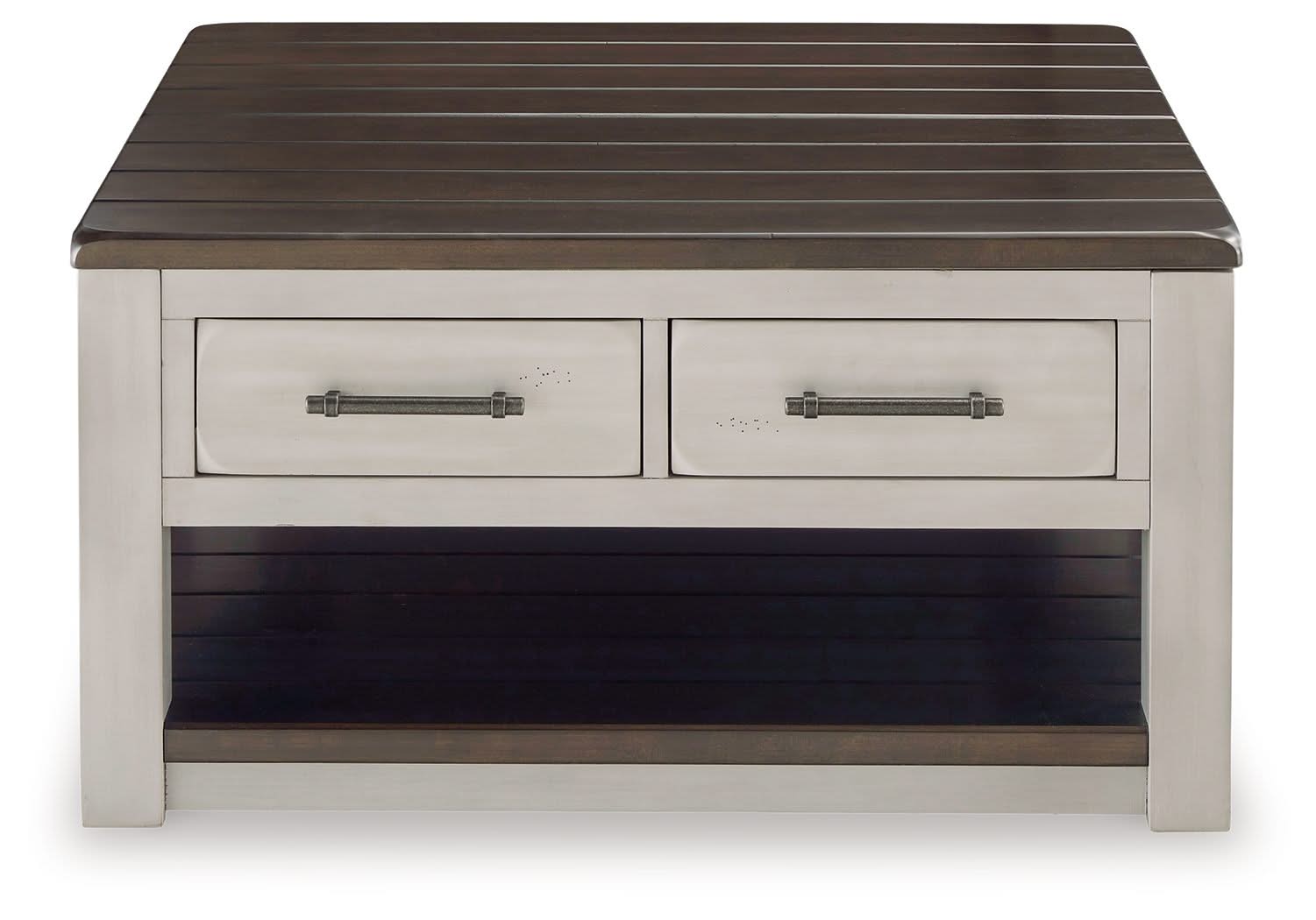 Darborn - Lift Top Cocktail Table - Gray / Brown