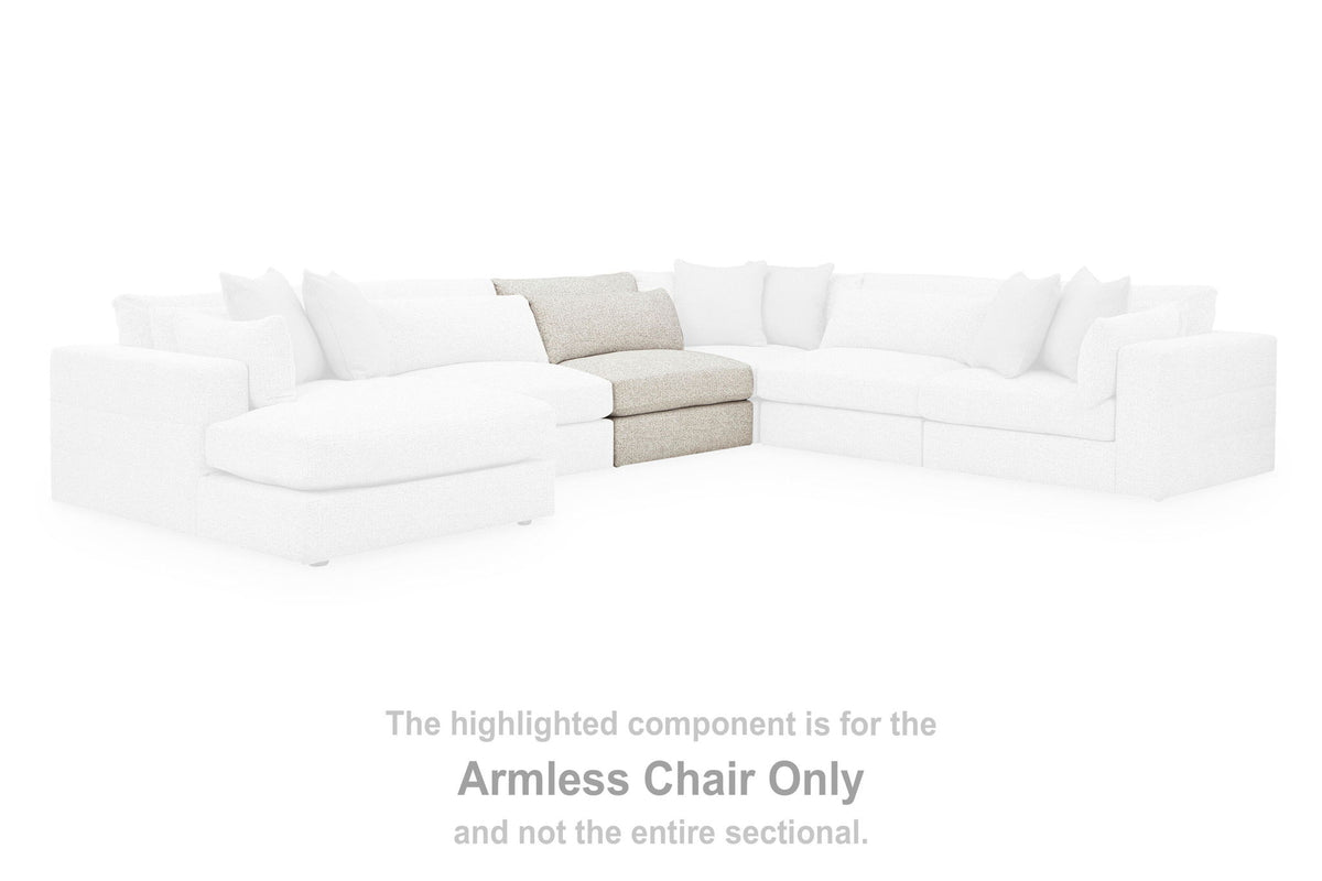 Ashbourne Estate - Armless Chair - Snowstone
