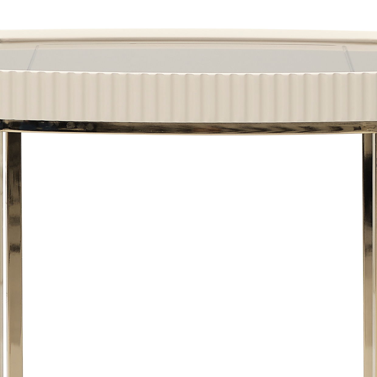 Lisbon - Side Table - Silken Matte Cream