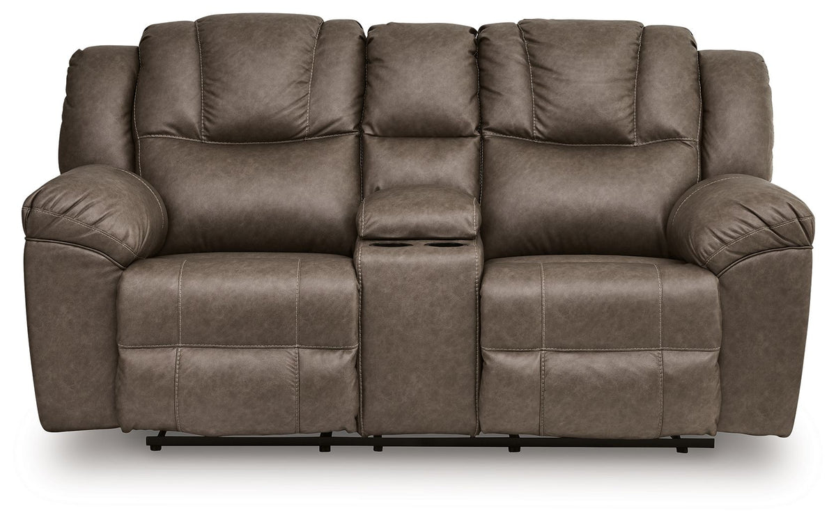 Lowilla - 2 Pc. - Reclining Sofa And Loveseat - Driftwood - Exclusive Furniture