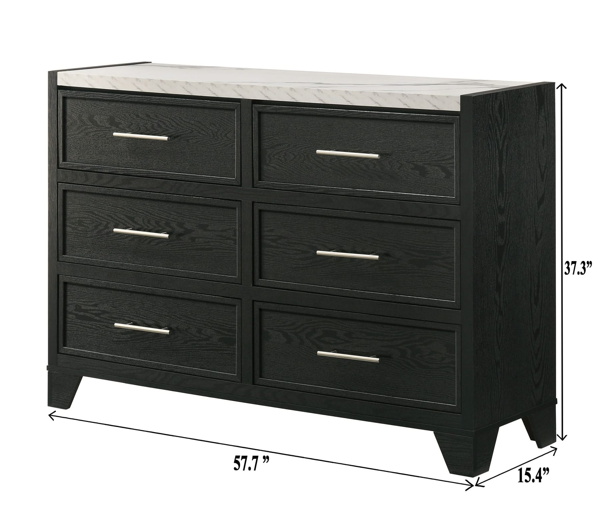Lamar - Dresser - Black