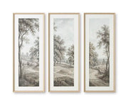 Dixonburg - Wall Art Set (Set of 3) - Taupe / Gray
