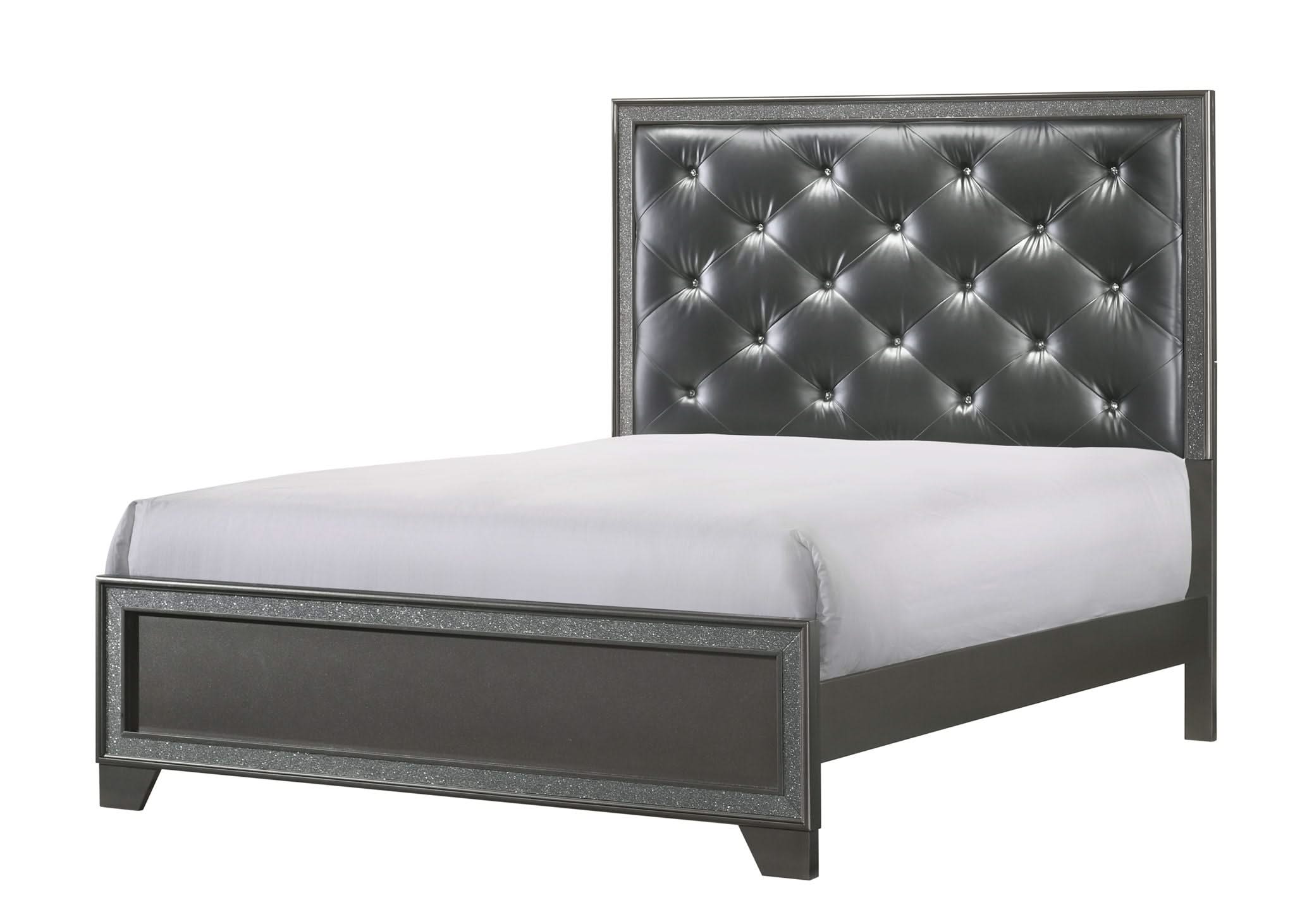 Kaia - Queen 5 Piece Bedroom Set - Dark Gray