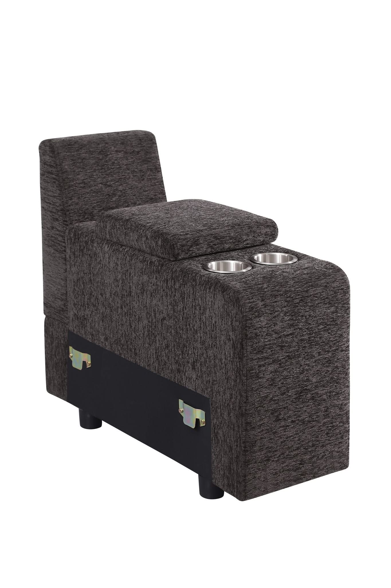 Nyeisha - Piece Upholstered Sofa & Chaise - Coffee