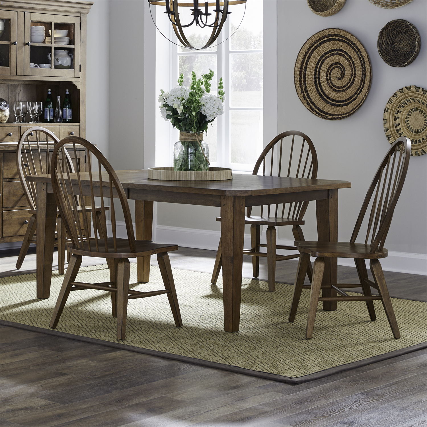Hearthstone Ridge - Rectangular Table Set