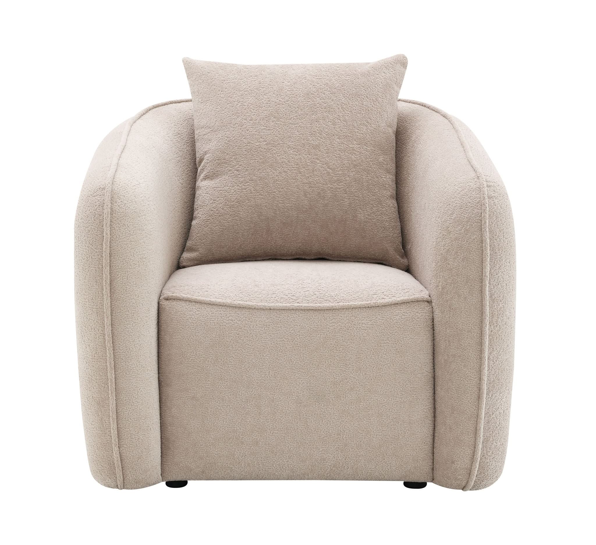 Keith - Chair With 1 Matching Color Toss Pillows