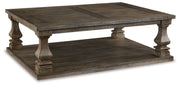 Johnelle - Rectangular Cocktail Table - Gray