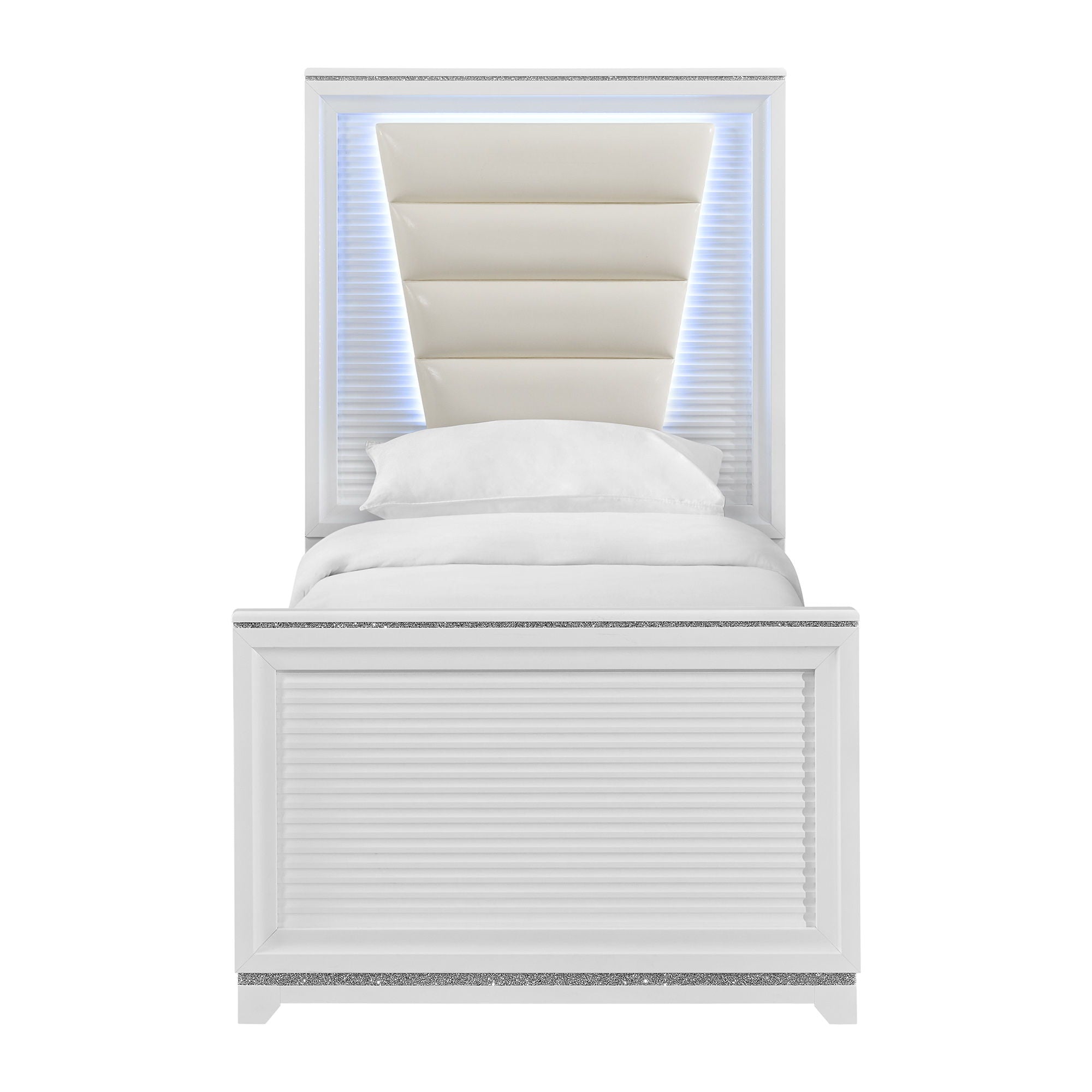 Denmark - Upholstered Bed With LED