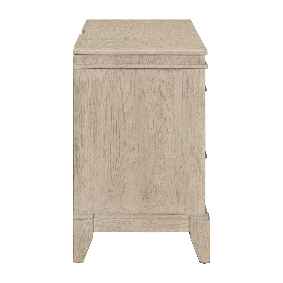 New Haven - Nightstand With Charging Station - Sanctuary White
