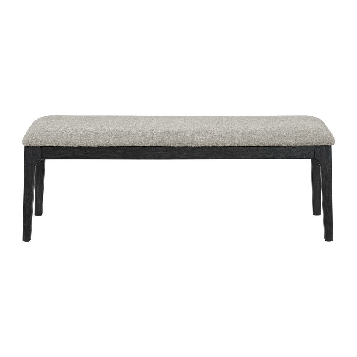 Garcia - 6 Piece Dining Set With Table, 4 Chairs, And Bench - Black