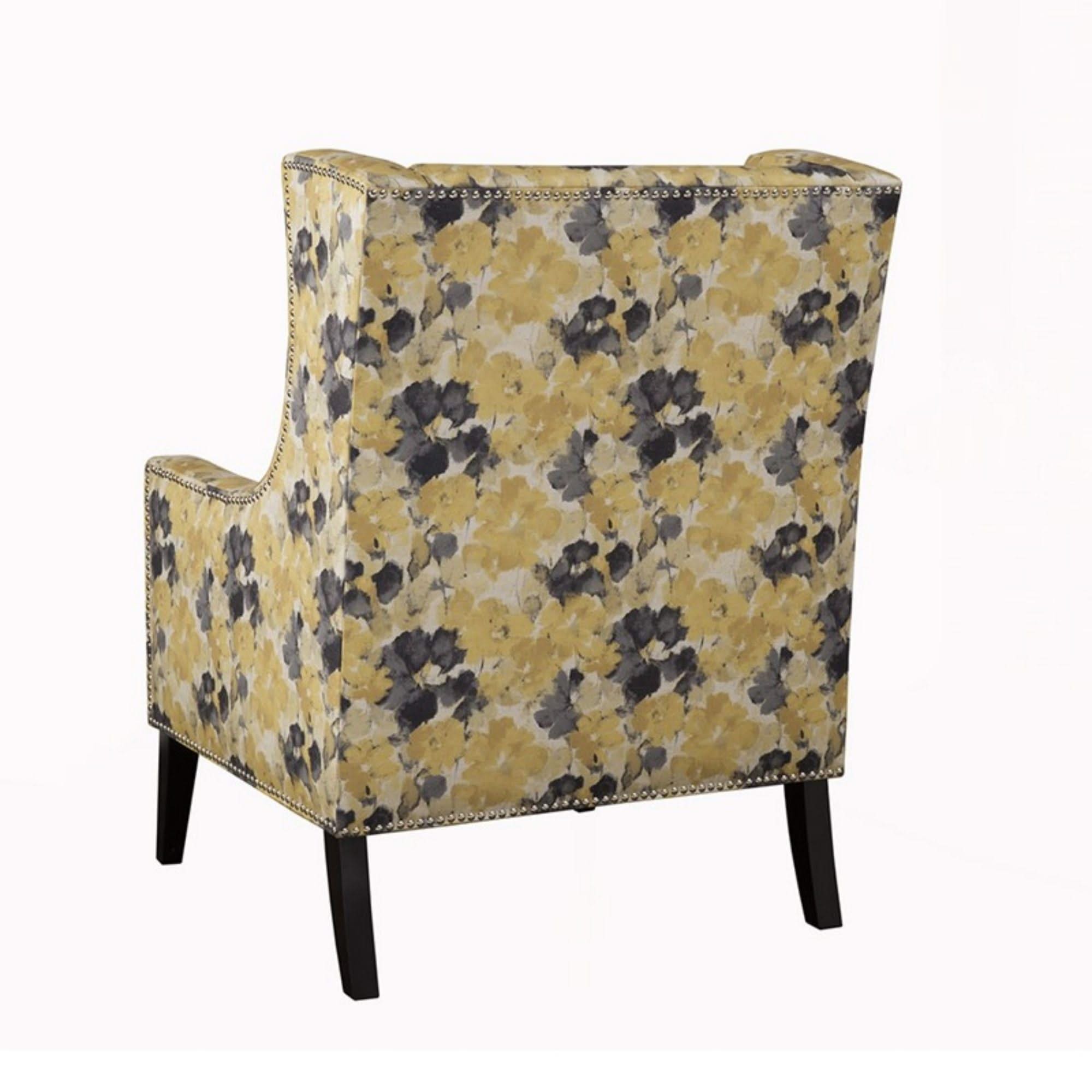 Barton - Wing Chair With Nail Head Accents