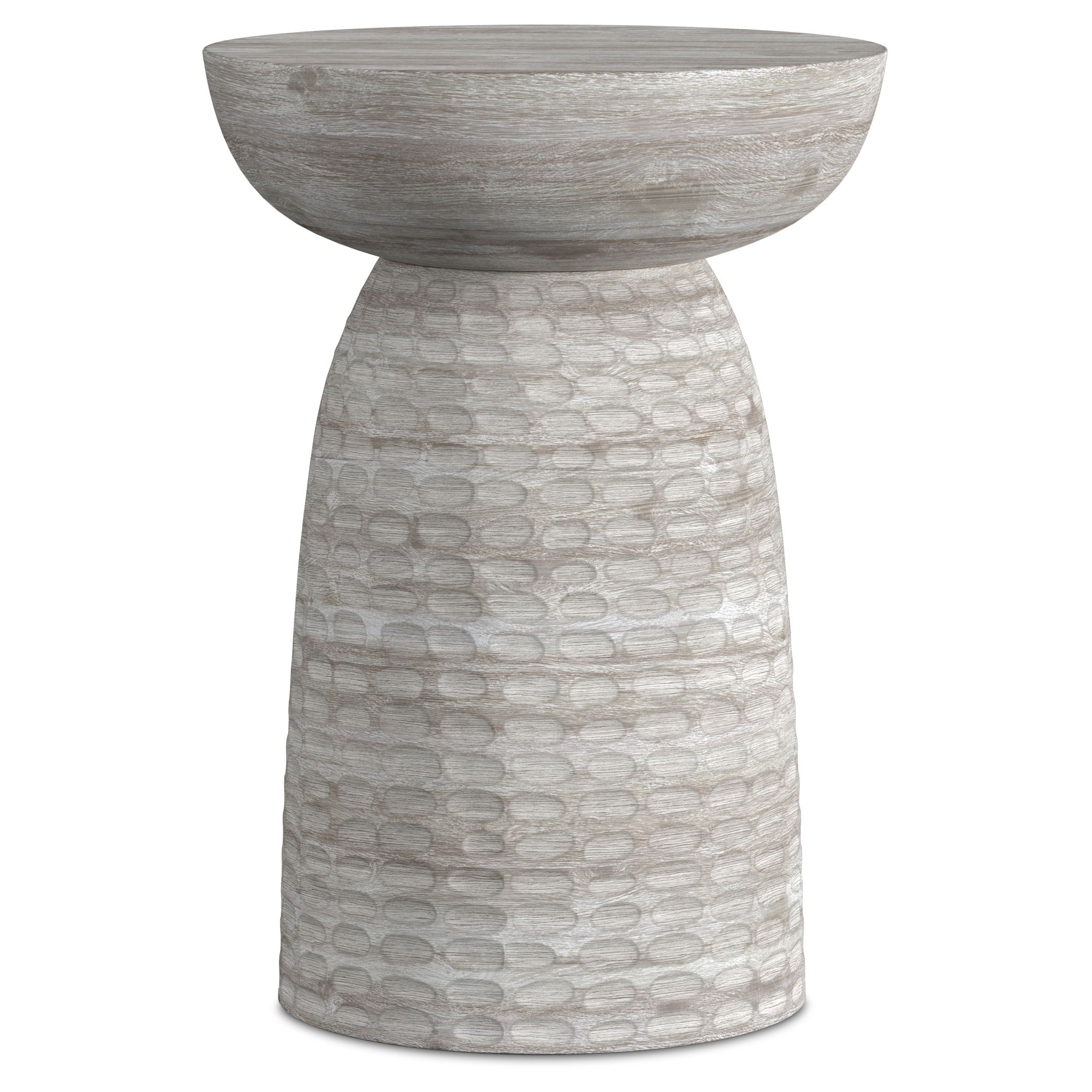 Boyd - Accent Table - White Wash