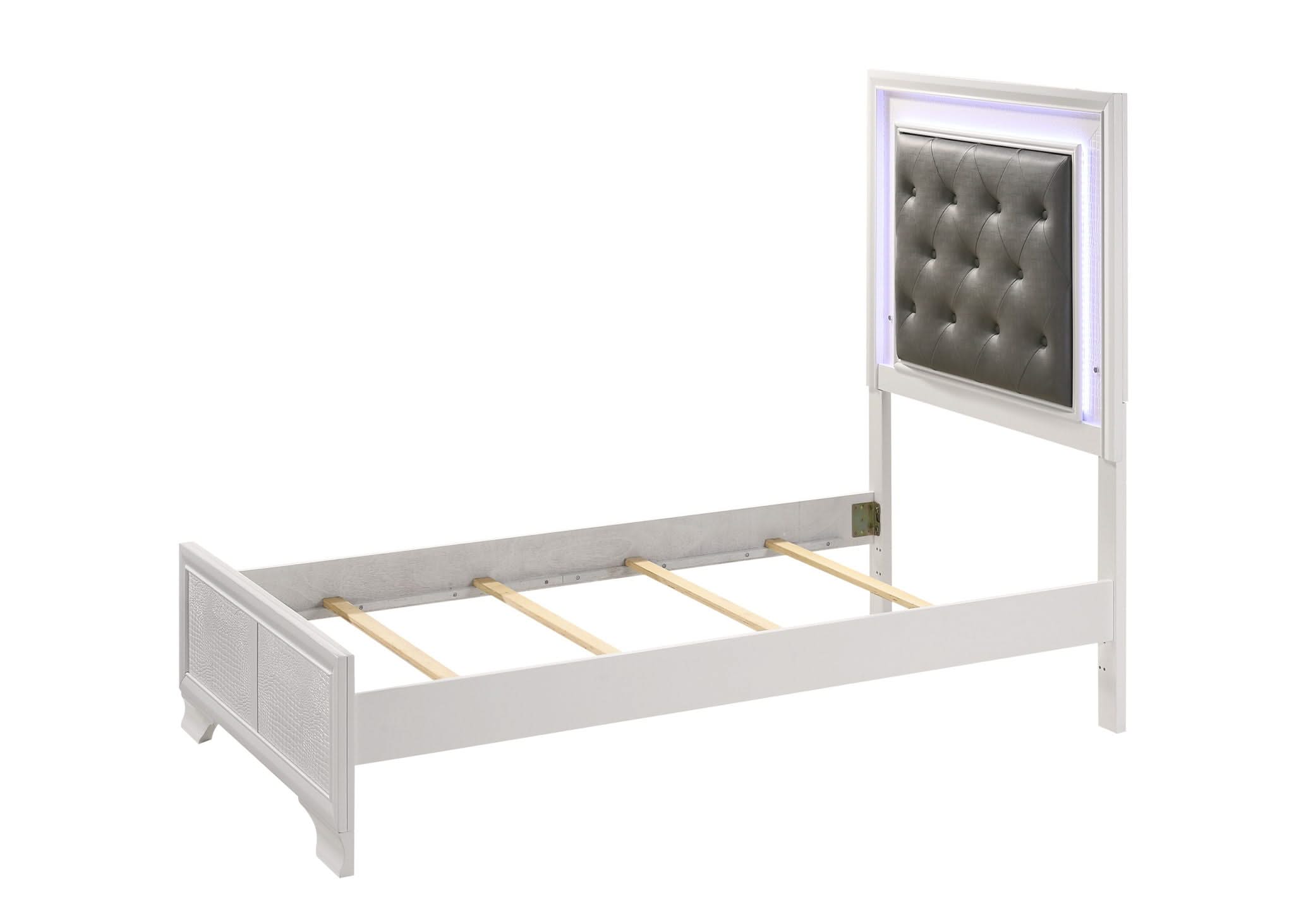 Lyssa - Twin Bed - White