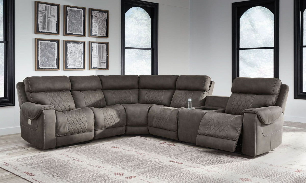 Hoopster - Laf Zero Wall Power Recliner - Gunmetal