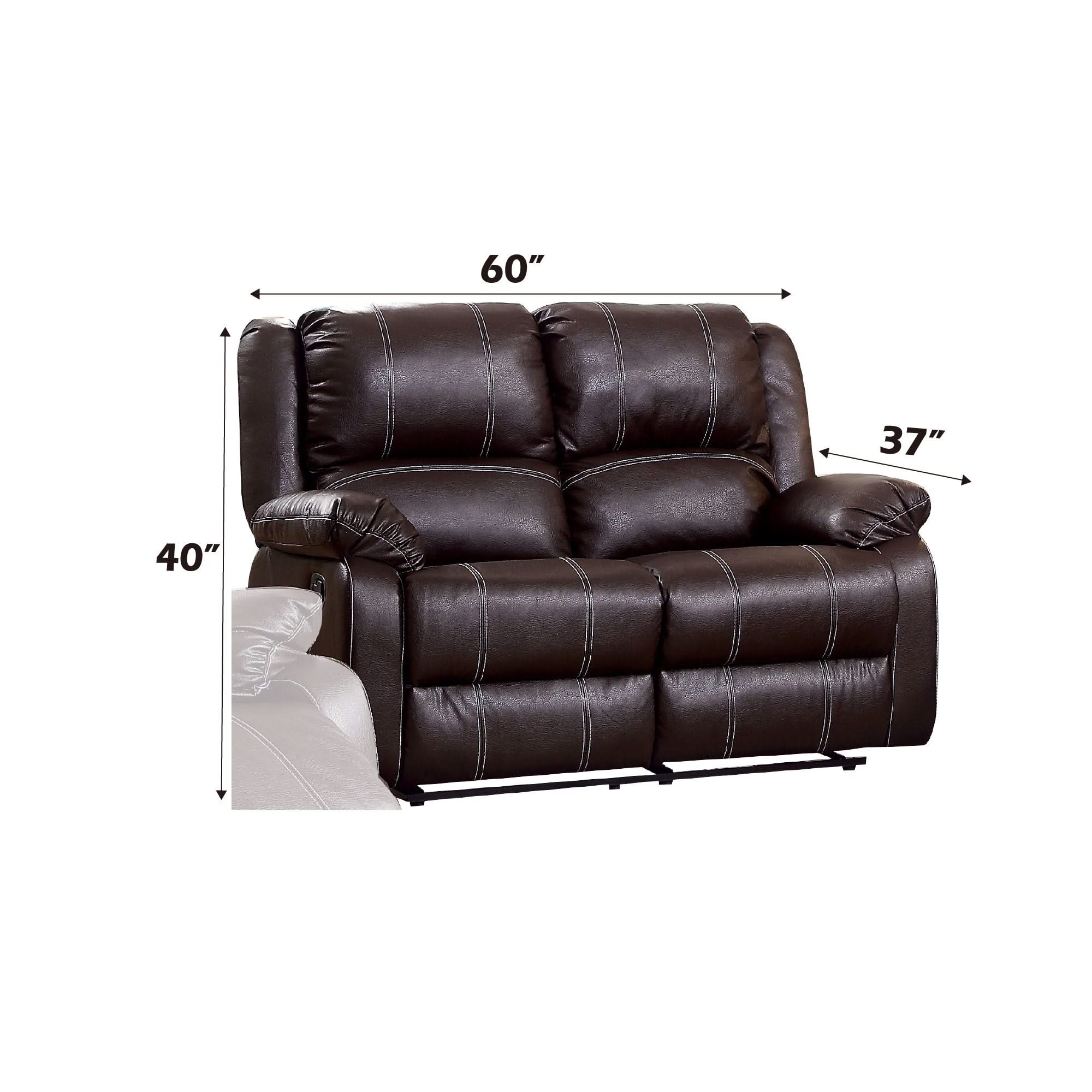 Zuriel - Synthetic Recliner Loveseat