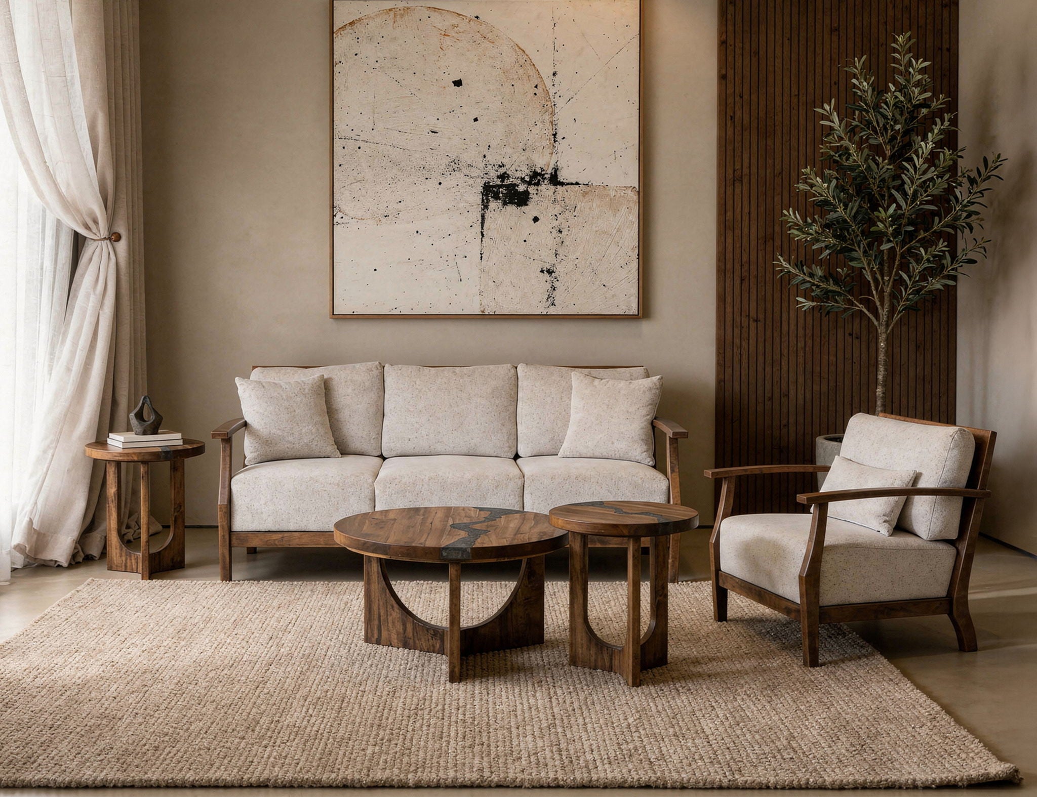 Forest - Sofa - Brown / Beige