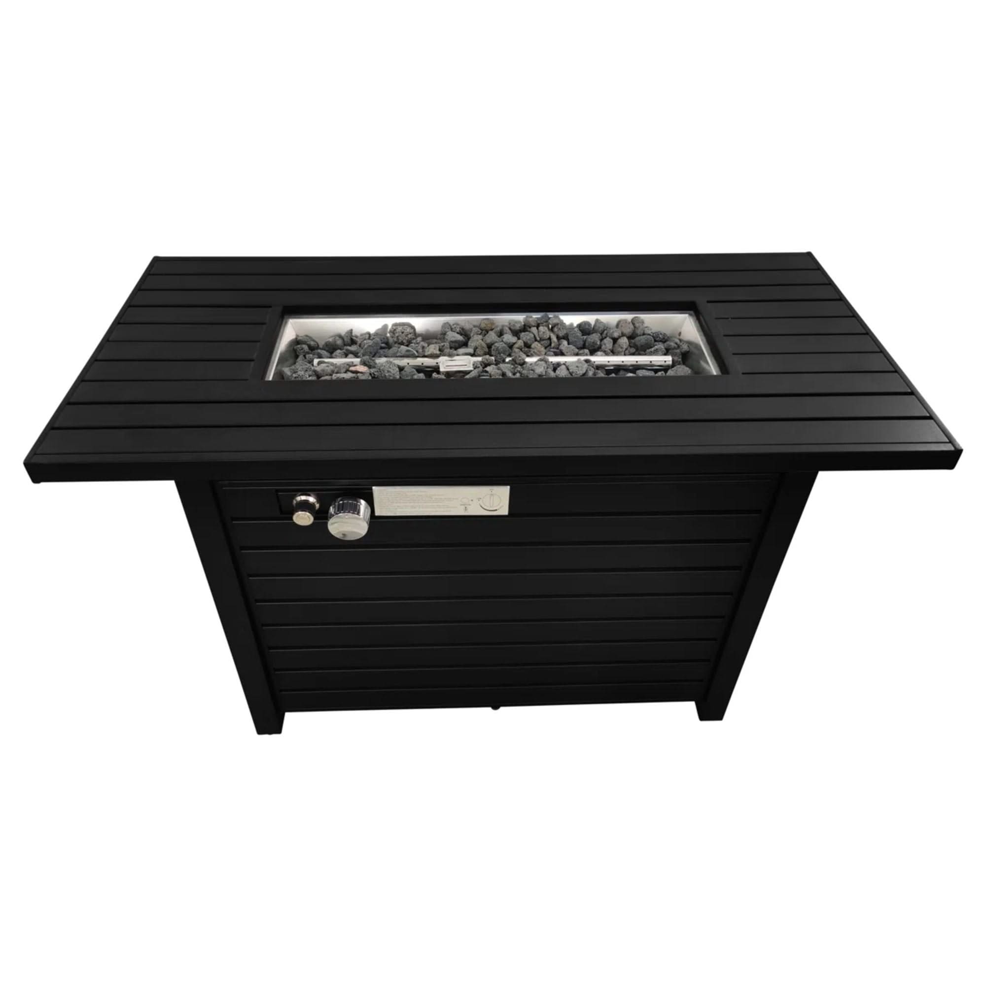 Outdoor Fire Pit Table With Lid Fuel Versatility