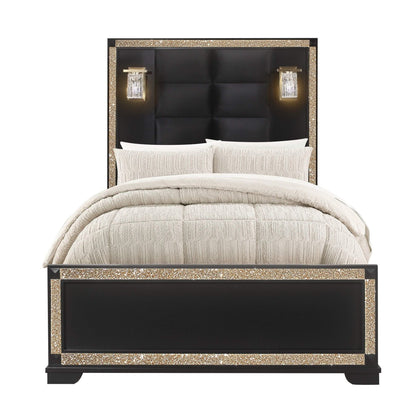 Lively - Bed With Lamps, Elegant Design