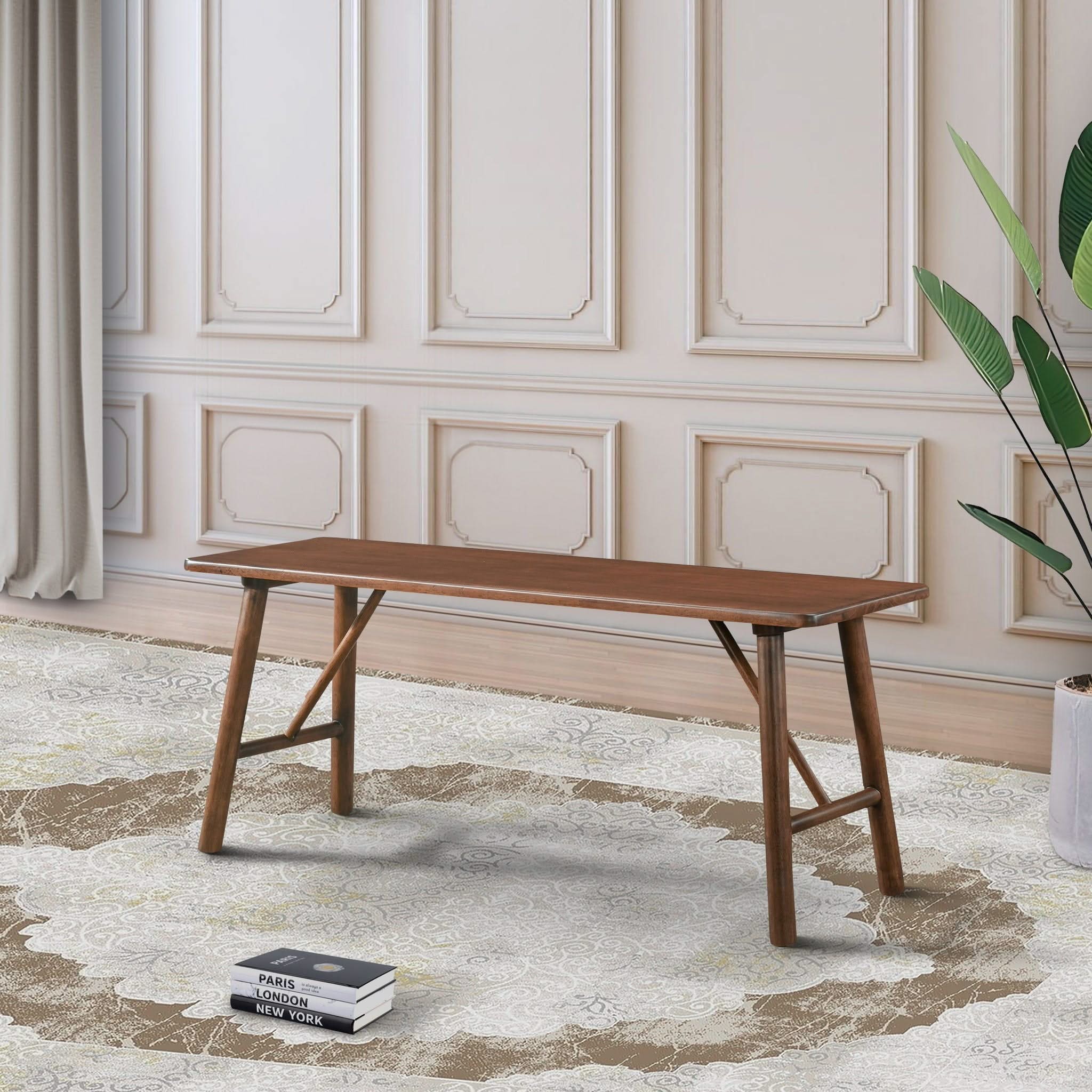 Molly - Bench - Walnut Brown