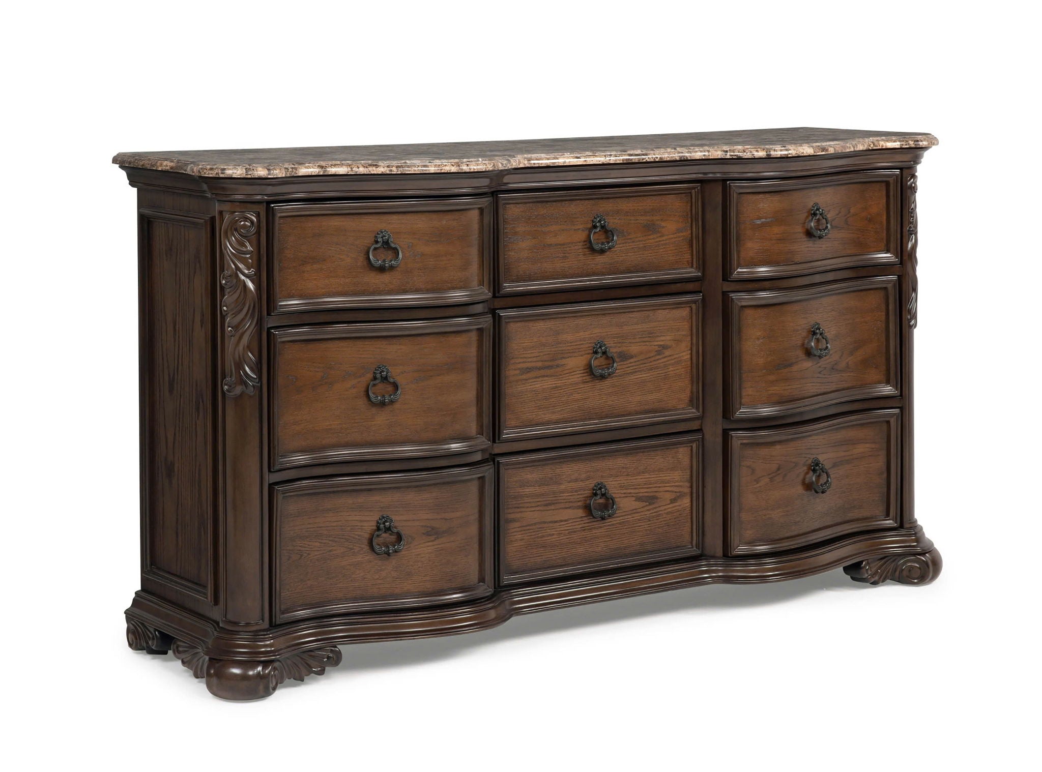 Ludwig - Queen 4 Piece Bedroom Set - Dark Brown