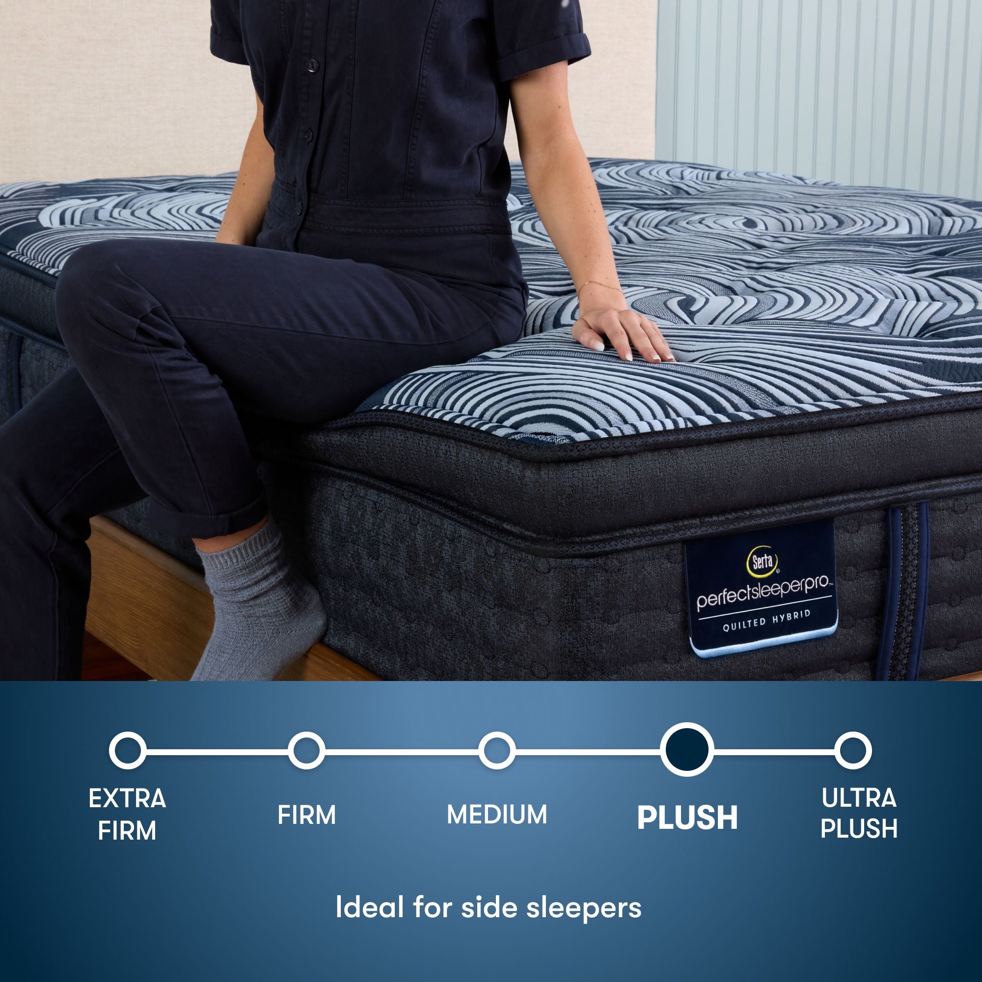 Perfect Sleeper Pro - 15" Valais Latex Hybrid Plush Pillow Top Mattress