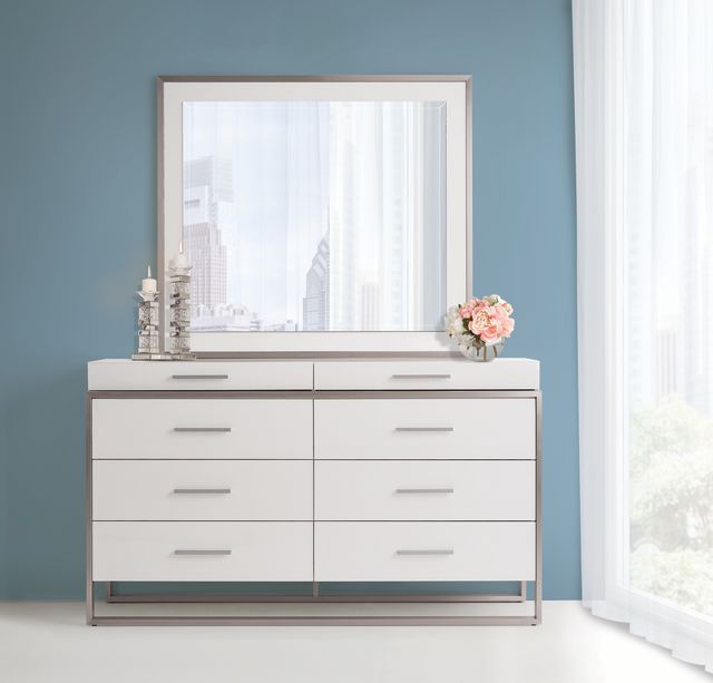 Marquee - Wall Mirror - Cloud White