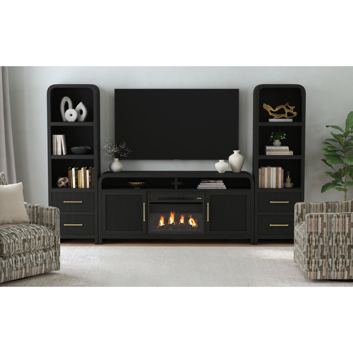 Ridgemont - Entertainment Unit With 70" TV Console