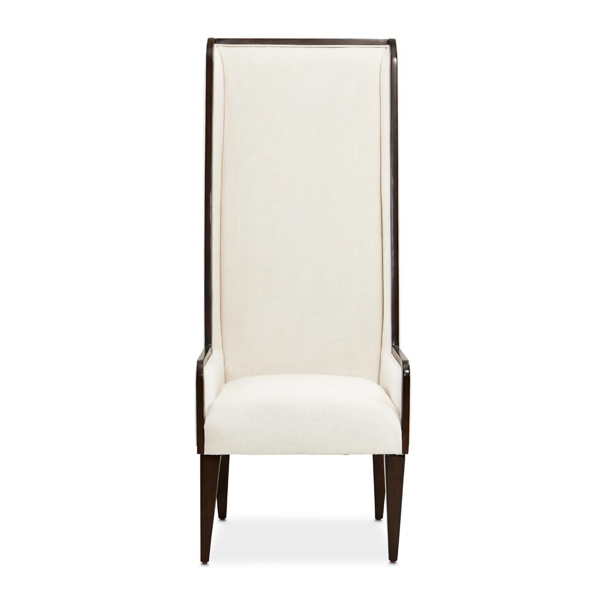 Belmont Place - Desk Chair - White / Dark Brown