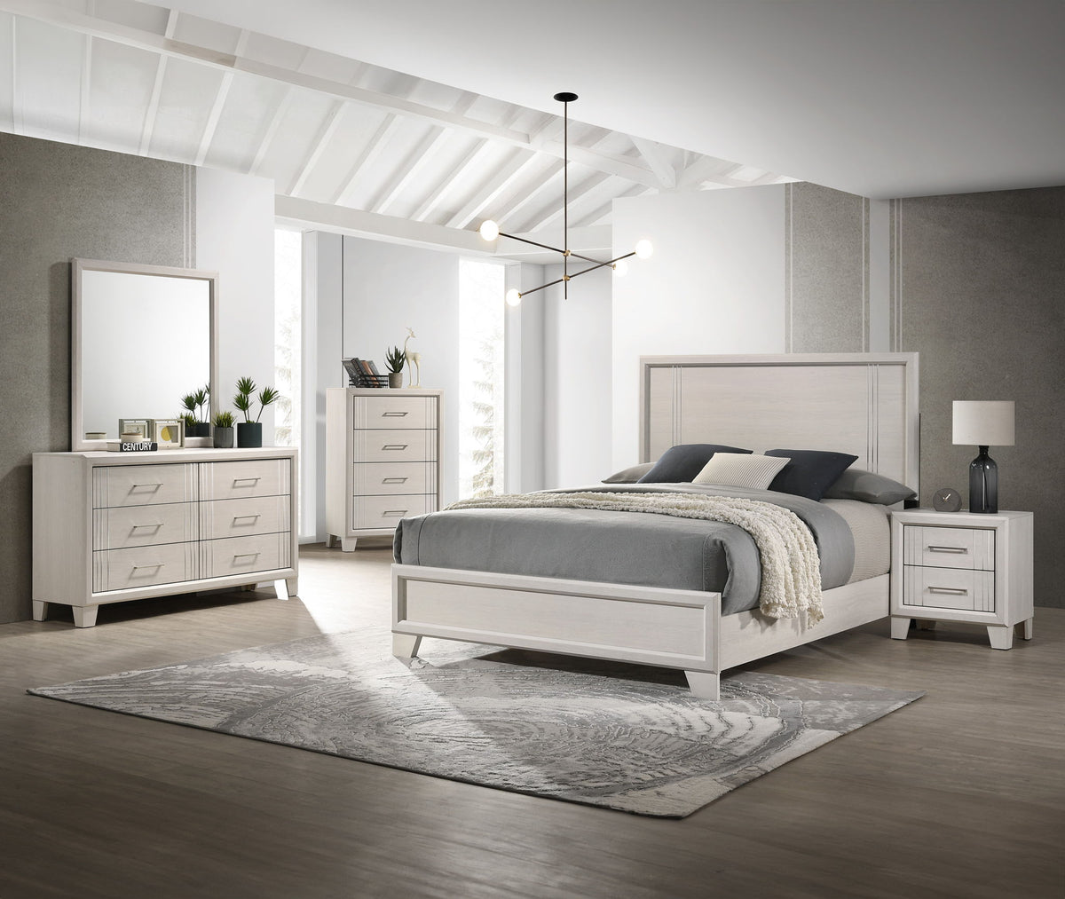 Charlie - Night Stand - White