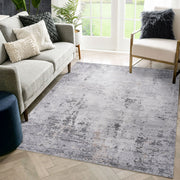 Marfi - 5' X 7' Abstract Area Rug - Ivory / Taupe