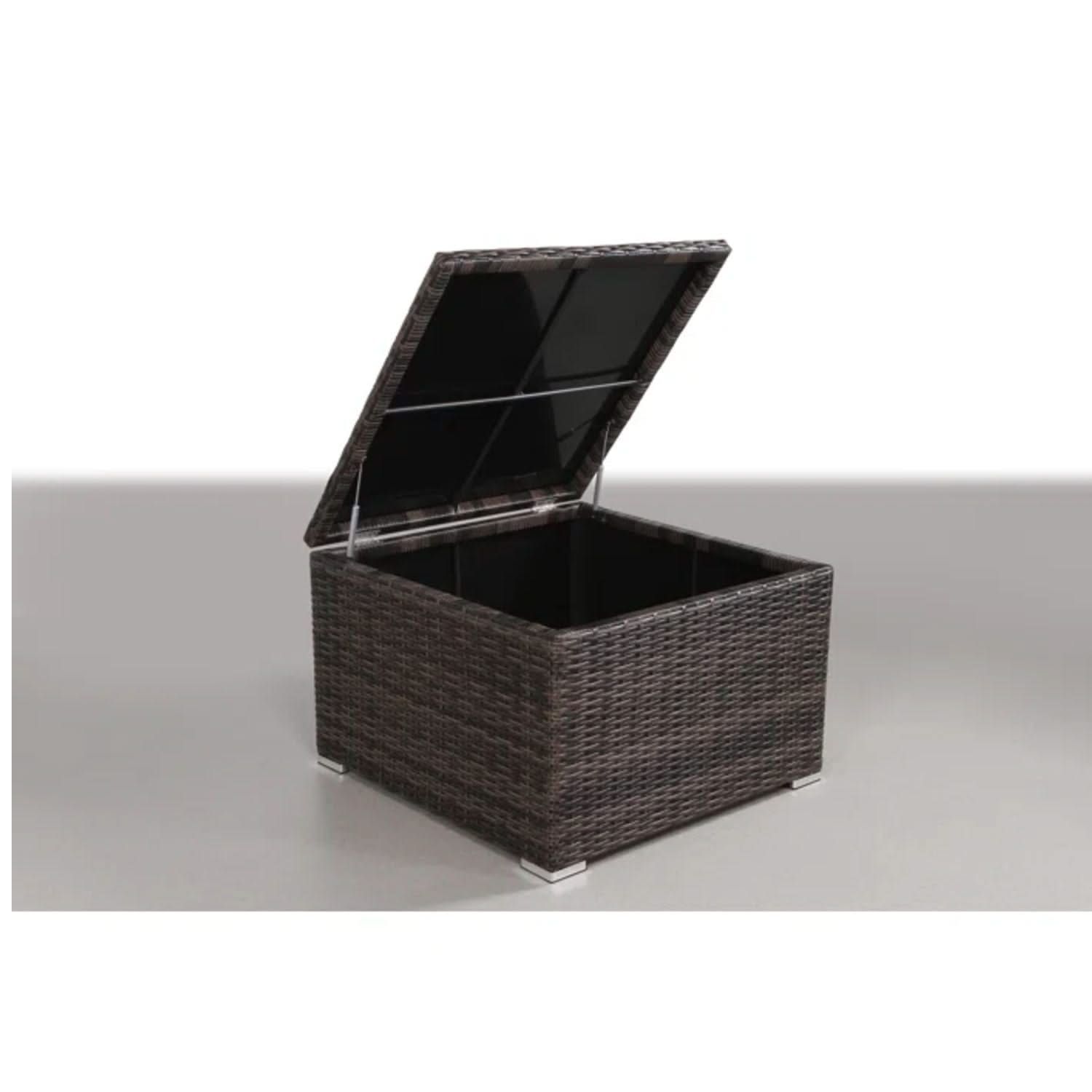 Elegant Outdoor Rattan Wicker 6 Person Seating Group With Cushions