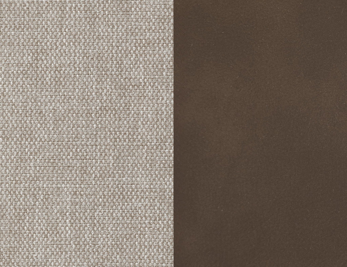 Tumbi - Armchair - Ivory / Brown