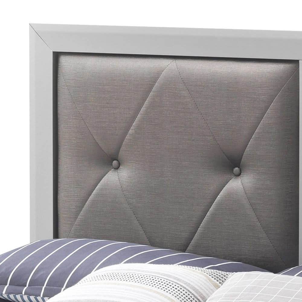 Padded Headboard Bed