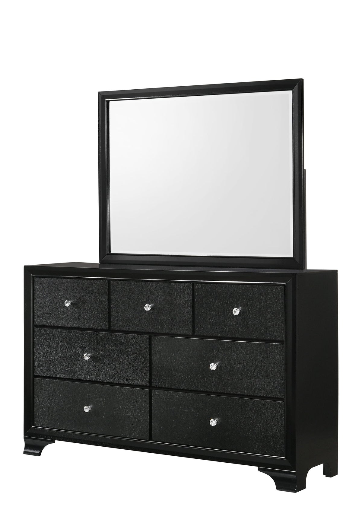 Micah - King 4 Piece Bedroom Set - Black