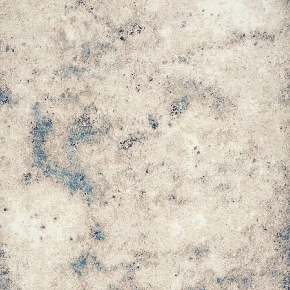 Copeland Ivory Gray Blue Abstract Area Rug
