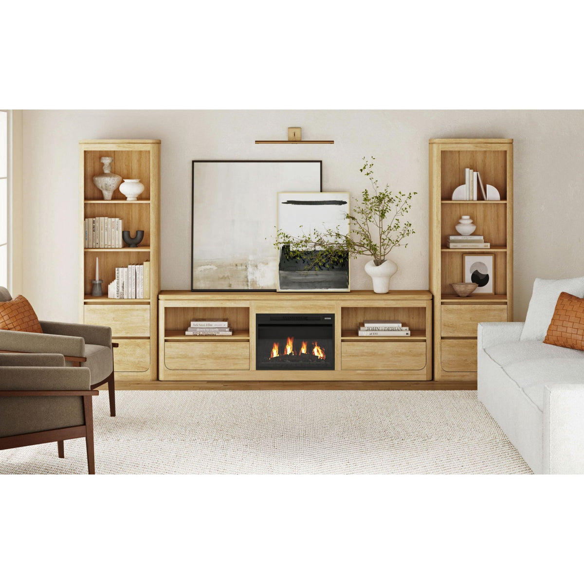 Rosalie - 4 Piece Entertainment Unit With 82" TV Console