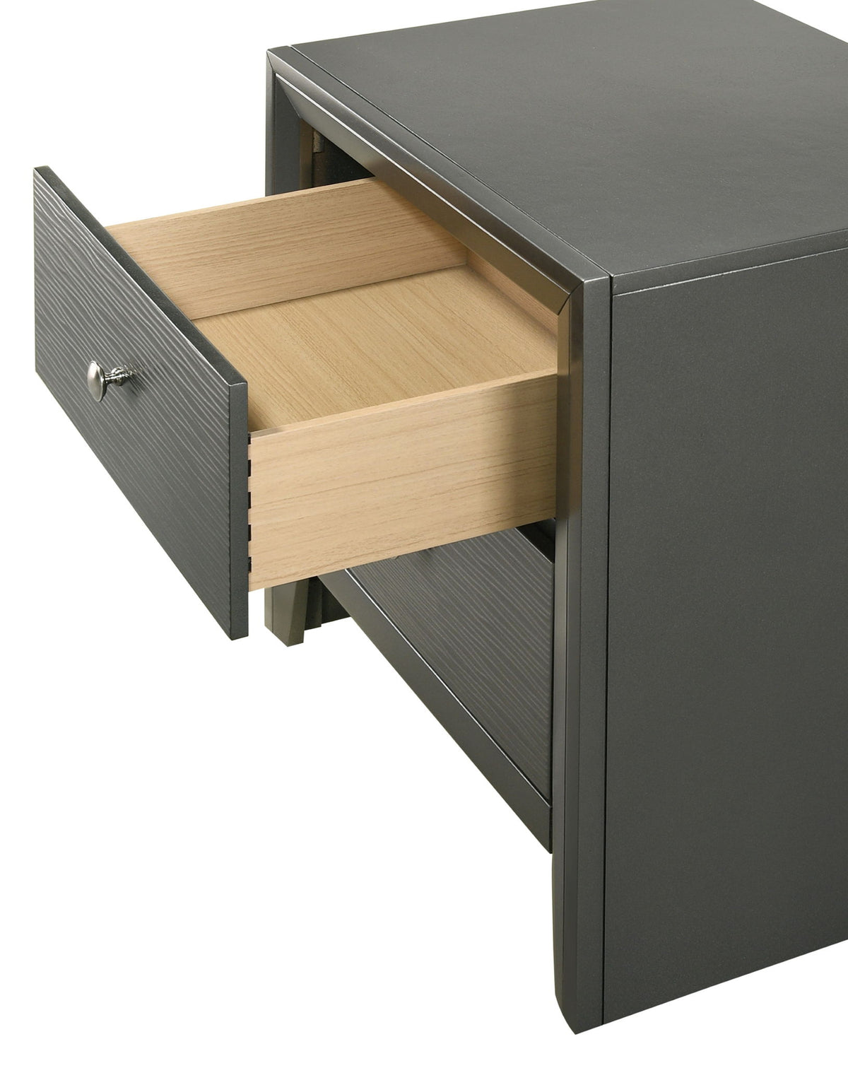 Denker - Full 4 Piece Bedroom Set - Gun Metal