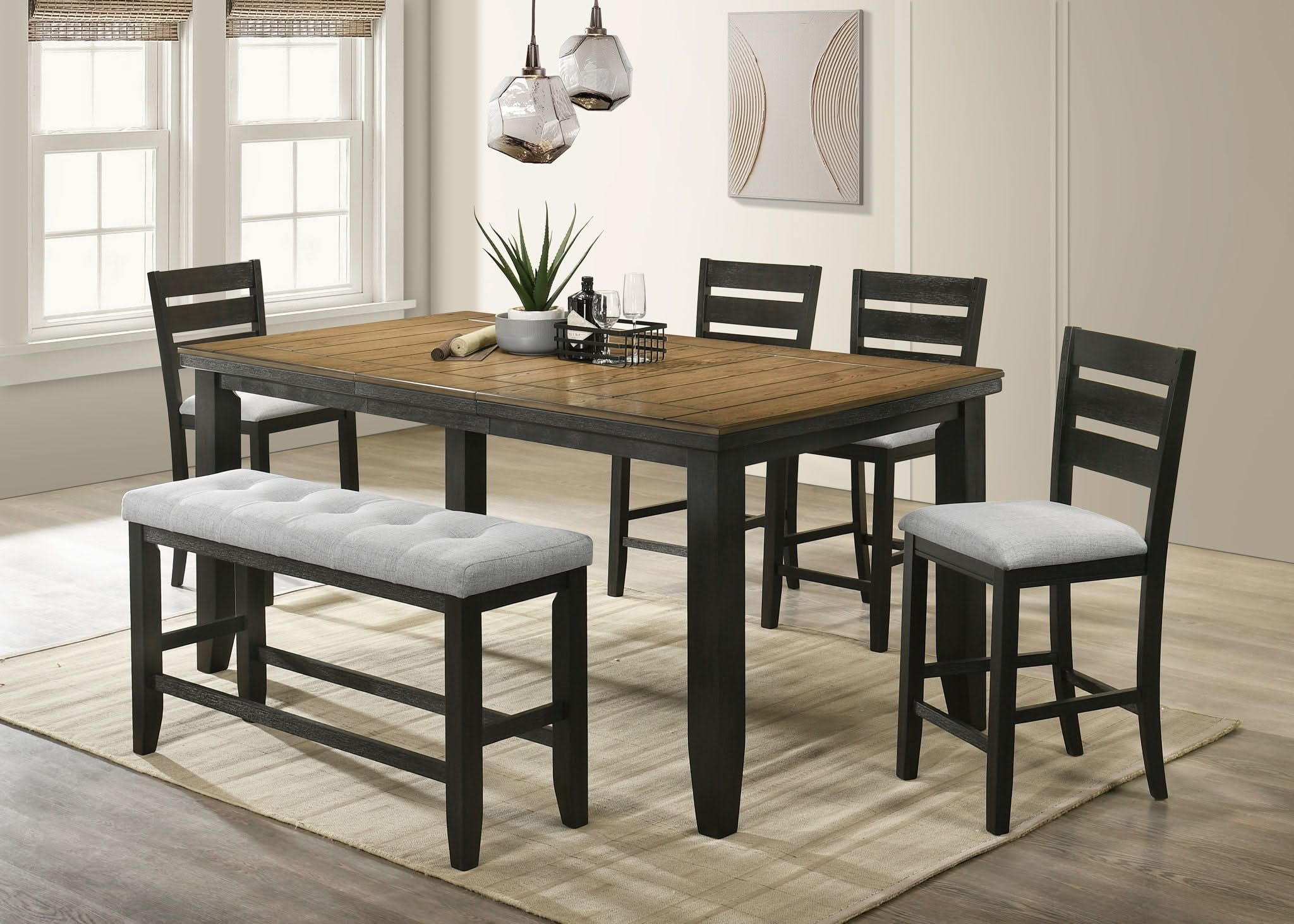 Bardstown - Counter Chair (Set of 2) - Wheat / Charcoal